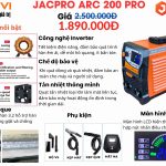 Máy hàn Jacpro ARC 200 Pro