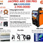 Máy hàn que Jacpro ARC 250 Pro
