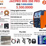 Máy hàn mig Jacpro MIG 250 Pro